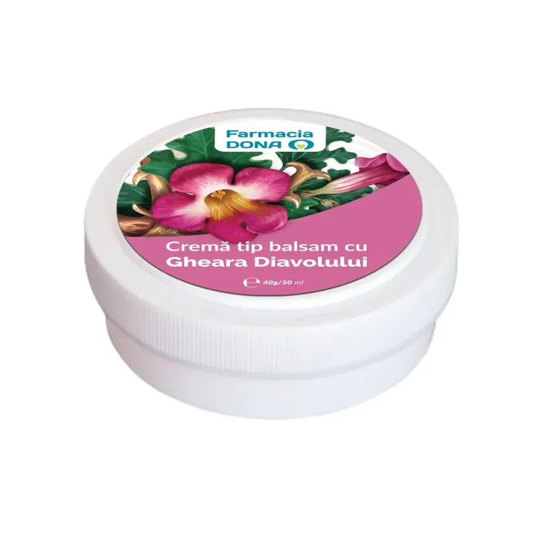 Crema tip balsam cu Gheara Diavolului, 50 ml, Farmacia Dona Cel mai bun preț
